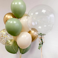 Ballons autocollants Bobo gonflables à hélium, Transparent, en Pvc, 10, 18 et 24 pouces, décore fête d'anniversaire et mariage, DIY, 1 pièce