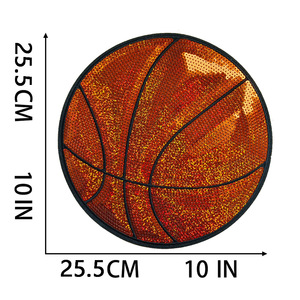 Patchs thermocollants personnalisés en chenille PVC à sequins Gillian Wholesale pour vêtements de sport, baseball et softball, motif <span class=keywords><strong>Big</strong></span> <span class=keywords><strong>Mama</strong></span>, pour la décoration - Product Image 2