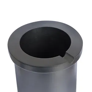 Nhiệt chống chịu lửa độ tinh khiết cao 5kg 10kg đánh bóng Graphite crucible cho vàng nóng chảy