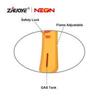 MK Jet gaz bougie briquet coupe-vent pistolet recharge extérieure Bbq flamme gaz torche cuisine briquet