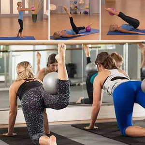 Mini Pelota de Yoga de 25 cm, Pelota de Pilates para Reducir Grasa, Pelota de PVC Gruesa Antiexplosión, Antideslizante, para Gimnasio, Entrenamiento en Casa, Ejercicio - Product Image 4