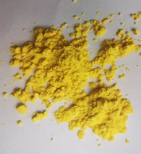 Peinture à pigments jaunes inorganiques 560C pour bouteilles en verre