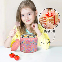 Gourde isotherme sous vide en acier inoxydable à double paroi, style américain, indispensable pour la rentrée des classes des enfants, pour soupes chaudes
