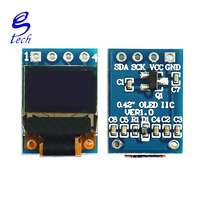 Pantalla de cristal líquido de 0,42 pulgadas SSD1315, módulo de pantalla pequeño, resolución de 72x40, pantalla monocromática de 4 pines, interfaz IIC, 9,2x5,18 mm
