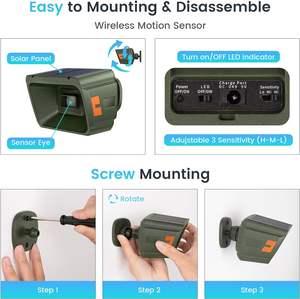 1/2英里长传输范围车道安全报警系统为您的家庭高性能安全报警小工具 - Product Image 2