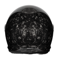 Casque de moto intégral rétro en fibre de carbone forgée avec Bluetooth, certifié 3C - Unisexe - Direct usine