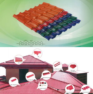 Feuille de pvc de tuile d'upvc telha tejas de pvc para techos société de fabrication de tuile de toit de résine synthétique de <span class=keywords><strong>couvreur</strong></span> en Chine - Product Image 2