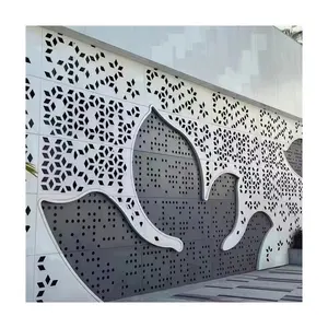Wall Aluminum Veneer Perforated Facade Panel Perforated Exterior Wall Cladding Panel For Facade