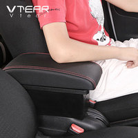 Vdéchirure accoudoir central Console boîte de rangement repose-bras coussin décoration de style de voiture accessoires intérieurs pour Mazda 2/Mazda2/Demio