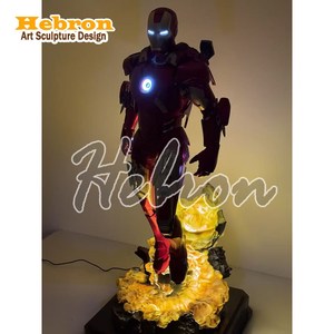 Statua di Iron Man Personalizzata in Scala 1:3, Figura d'Azione Marvel a Grandezza Naturale, Personaggio degli Avengers per Decorazione - Product Image 3