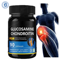 Capsules OEM Halal MSM Glucosamine 1500 Chondroïtine 800 – Compléments pour la Santé des Articulations et des Os – Capsules MSM Glucosamine Chondroïtine