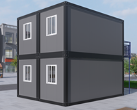 Ufficio Modulare Prefabbricato Personalizzato a 2 Piani, Espandibile, Portatile, Eco-compatibile, Montaggio in 72 Ore