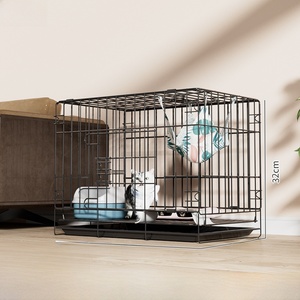 Cage à chat en métal <span class=keywords><strong>pour</strong></span> usage domestique, extra-large, espace libre, avec toilettes intégrées, villa/château <span class=keywords><strong>pour</strong></span> chat, structure d'escalade, <span class=keywords><strong>maison</strong></span> <span class=keywords><strong>pour</strong></span> chat, toutes saisons - Product Image 6