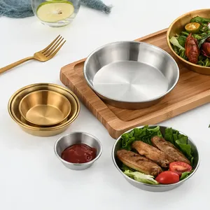 Mini-bols à sauce ronds en acier inoxydable 304, personnalisables, pour assaisonnements, usage domestique, hôtelier, mariages, fêtes, et coupelles à <span class=keywords><strong>sushi</strong></span>. - Product Image 3