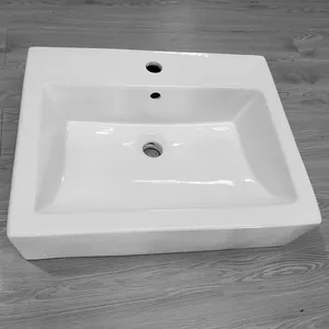 TARPUL高品質衛生陶器ホワイトカラーカウンタートップハングウォールセラミックウォッシュボウルバスルーム洗面台シンク