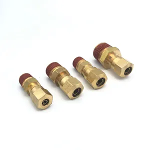 Connectors Pipe Fittings Tube Male Adapter Dot Brass Air Brake Compression Fitting