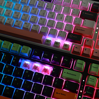 New AK99 Outemu Peach V3 Cherry Mechanical Switch 99-Key Green Wired/Wireless Bluetooth5.0 RGB Backlit Gaming Keyboard 3 Tone