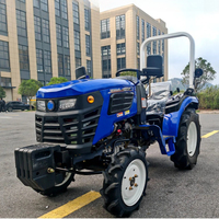 Mini tracteur diesel 4x4 25 CV 30 CV avec certification COC, équipements de labour et de rotovator pour usage agricole domestique et petites exploitations