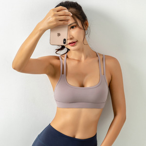 Sujetador deportivo para <span class=keywords><strong>mujer</strong></span> INS, gran oferta, <span class=keywords><strong>chaleco</strong></span> deportivo transpirable para correr y Yoga, hermoso diseño de espalda - Product Image 3