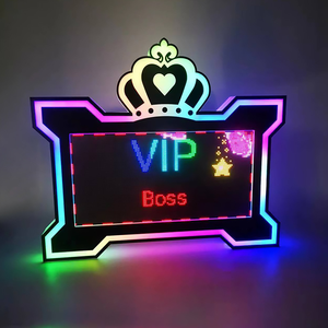 Programmable Led numérique Vip <span class=keywords><strong>bouteille</strong></span> Service présentateur APP bricolage Message panneau d'affichage signe vin support d'affichage pour discothèque - Product Image 5