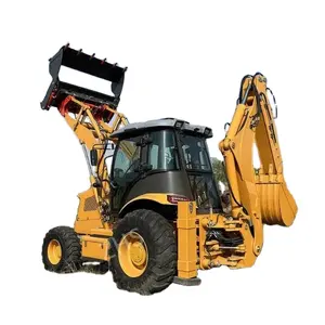 Nieuwe Landbouwtrekker Kleine Backhoe Loader Mini Reverse Loader Tractor Met Wiellader