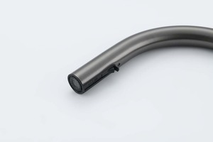 Pistola gris fácil de limpiar Diseño contemporáneo Aleación de zinc Extraíble B núcleo <span class=keywords><strong>Rass</strong></span> Mezclador de <span class=keywords><strong>agua</strong></span> caliente fría Grifo de cocina montado en la pared - Product Image 5