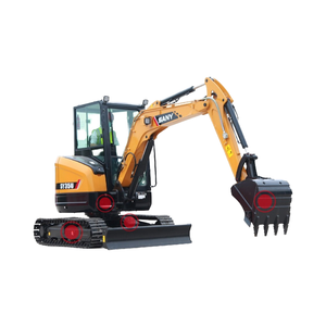 良好状態2023中古Sany SY35Uミニクローラーショベル4トン重量、低時間内のオリジナルエンジン - Product Image 2