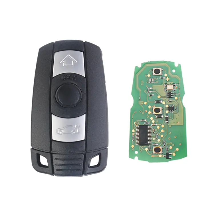 Kunci Jarak Jauh 3 Tombol 868 MHz PCF7953 Chip Fob untuk BMW 1 3 5 6 7 Series Suku Cadang Kunci Mobil
