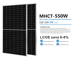 Paneles Solares JA Jinko Tw N-Type de 575w/580w Mono, <span class=keywords><strong>la</strong></span> <span class=keywords><strong>Mejor</strong></span> Forma de Instalar Paneles Solares de 550 Vatios, Panel de Energía <span class=keywords><strong>Solar</strong></span> de Media Celda de 182mm - Product Image 2