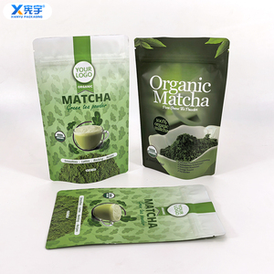 Bolsa <span class=keywords><strong>de</strong></span> Embalaje <span class=keywords><strong>de</strong></span> Alimentos Personalizada, Reutilizable, Sellada, con Cierre <span class=keywords><strong>de</strong></span> Plástico, Antiolor, para <span class=keywords><strong>Polvo</strong></span> <span class=keywords><strong>de</strong></span> Matcha y Té - Product Image 6