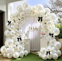 Kit d'arche de ballons colorés en aluminium pour future mariée avec ballons remplis d'hélium pour la Saint-Valentin, la fête prénuptiale et la décoration de mariage