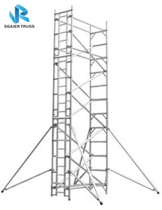 Andamio de aluminio con estructura compacta, operaciones de construcción aplicadas - Product Image 4