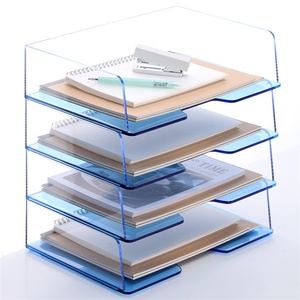 <span class=keywords><strong>ชั้น</strong></span><span class=keywords><strong>วาง</strong></span>แฟ้มหลายชั้นแบบแนวนอนสำหรับวางบนโต๊ะทำงาน กล่องเก็บแฟ้มใสขนาด <span class=keywords><strong>A4</strong></span> กล่องจัดเก็บเอกสารสำหรับสำนักงาน เหมาะสำหรับนักเรียน ใช้สำหรับจัดเรียงข้อสอบ - Product Image 4