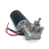 Moteur à engrenages à vis sans fin à réduction 60:1 pour ouvre-porte automatique, compatible maison intelligente, DC24V 180W, cadre 63mm, faible bruit, installation facile