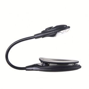 Mini Portable LED <b>Book</b> Reading Light Lamp Mini Clip <b>Book</b> Light Night Lamp Flexible Clip-On Design for Travel or Bedroom Use - Product Image 1