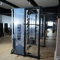 INPEK Functional-3D Machine Smith multifonction 12-en-1 K1902 Solution de salle de sport commerciale Capacité 520 kg Épaisseur du tube 3,0 mm Carbone