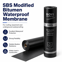 SBS Wasserdichte Membran Modifizierte Bitumenrolle für Kellerfundament Unterirdische Abdichtung