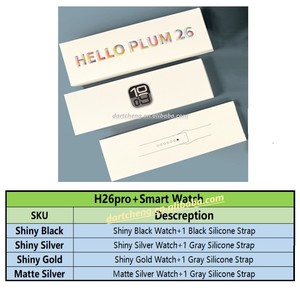 Garanzia di Autenticità Smartwatch H26pro+ Lewear Versione Pro Risposta Whatsapp H26pro Plus Hello Plum H26 Pro Serie 11 Smart Watch - Product Image 4