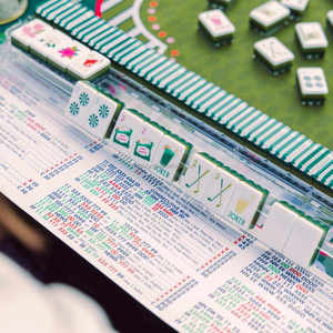 Tessere Mahjong Golf Masters, Nuovo Design Moderno, Campo Verde Pieghevole, 160 Pezzi in Acrilico Ecologico, Tessere Mahjong Portatili Americane - Product Image 5