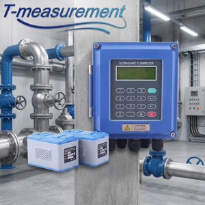 Misuratore di Flusso d'Acqua Digitale <span class=keywords><strong>Mini</strong></span> T-Measurement, Flussometro WiFi per Olio e Acqua DN65 - Product Image 1