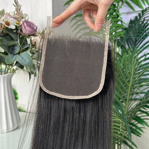 ผมแท้ 100% แบบตรง 5x5 ซุปเปอร์ซิลกี้  พร้อมปิดผมแบบใส - Product Image 6