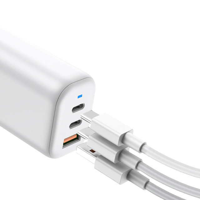 2025 65W GaN PD Wall Charger with Fast USB-C & USB Compatibility for Mobile Phone Charging US Plug