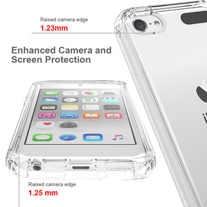 Mỏng Rõ Ràng 360 Đầy Đủ Cơ Thể Hai Lớp TPU + PC Chống Sốc Bảo Vệ Bìa Điện Thoại Di Động Trường Hợp Đối Với Ipod Cảm Ứng 5th 6th 7th Thế Hệ - Product Image 3