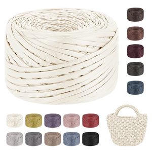 Hilo de Rafia Natural de Rayón en Múltiples Colores para Tejer Bolsos y Cestas, en Oferta - Product Image 3