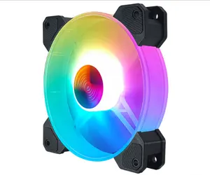 High-quality silent fan rgb 120mm 12cm cooling fan Used for cooling computer cases changing color silent fan