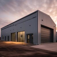 Panneaux d'entrepôt en acier isolé Q355B et kits de construction préfabriqués, structure métallique de grande taille pour entrepôt frigorifique