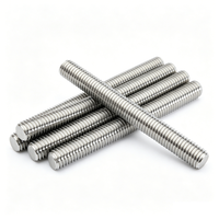 Multi Material Full Threaded Rod DIN975 DIN976 Thread Stud M2-M24 UNC UNF Thread Nema 17 Custom Length Fastener