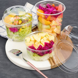 Contenitori in Plastica Trasparente Monouso per Insalate di Frutta, Bevande Fredde e Panini della Fabbrica Cundao - Product Image 4