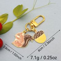 Sincap Anahtarlık, 26x60mm, Hediyeler ve Sırt Çantaları için Altın Tonlu Tokalı Parlak Emaye Metal Çanta Süsü, 3 Stil
