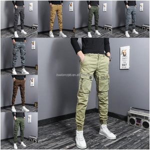 Quần Âu Nam Mặc Đi Làm Xây Dựng Mùa Hè, Chất Liệu Thun Co Giãn, Kiểu Cargo, Có Khóa Kéo, Dáng Rộng, Màu Tẩy Trắng - Product Image 6